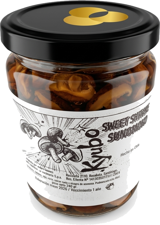 Frasco Sweet Shiitake Sunomono 240 g